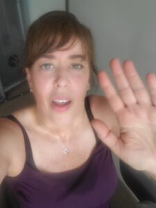 Loretta is logging her miles on her lifecycle.