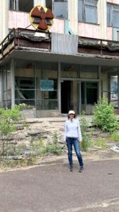 Leena logging miles from the Ukraine